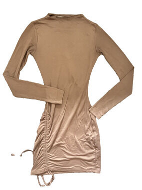 Women's LA Seduction BEST FIT SMALL (SEE MEASUREMENTS) Ribbed Long Sleeve Dress